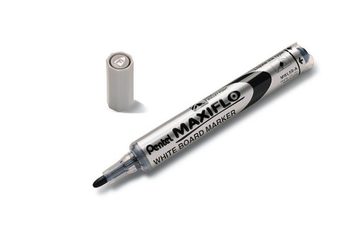 Pentel MWL5S čierny za sucha zmazateľný popisovač na biele tabule