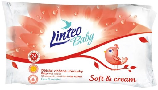LINTEO VLHČENÉ ZÁBALY PRE DETI A'24