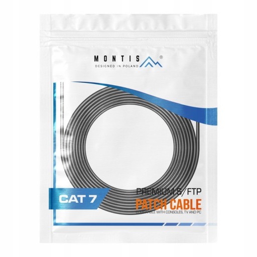 LAN KÁBEL ZLATÁ MEĎ + SFTP CAT7 1,5 M Patchcord kat. 7 RJ45