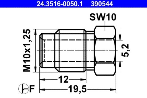 10x SKRUTKOVÝ KONEKTOR 24.3516-0050.1 ATE