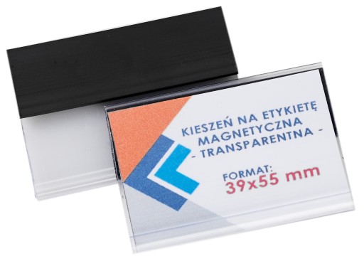 CENNÍK S MAGNETICKOU PÁSKOU 39X55 MM – 10 KS