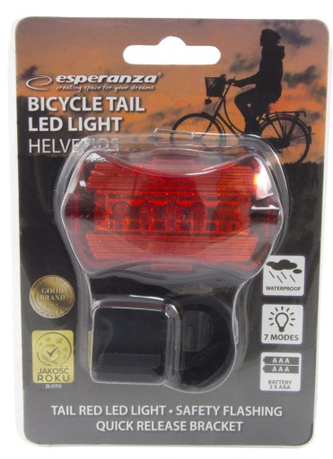 EOT008 LED BICYKLOVÉ SVETLO VZADU silné svetlo 7