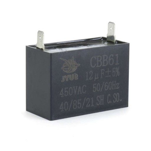 Štartovací kondenzátor pre elektromotor 12uF 450VAC 3-fázový CBB61
