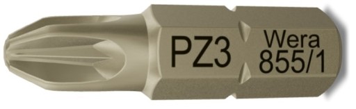Super tvrdý hrot bitov Pozidriv PZ 3 Wera 072084