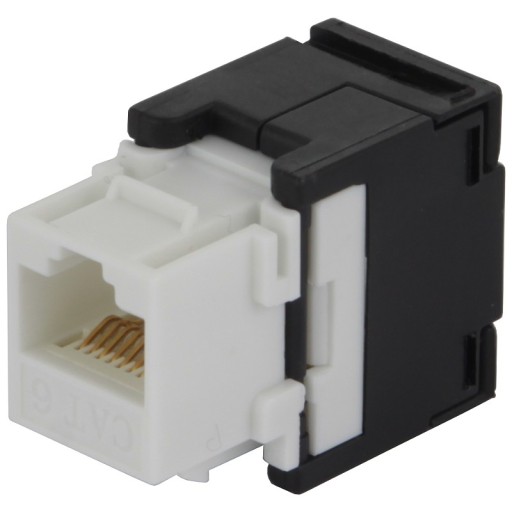 Keystone zásuvka 8p8c RJ45 Cat.6 rýchla inštalácia