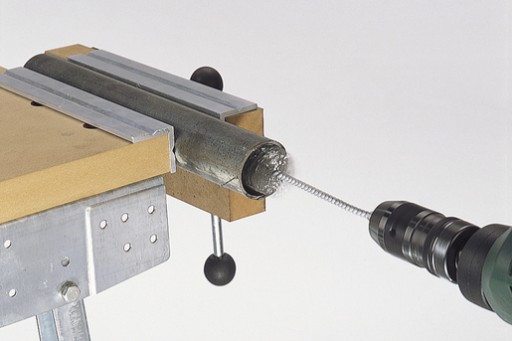 Valcová drôtená kefa 20 mm pre vŕtačku Wolfcraft