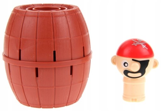 ZRUČNOSTNÁ HRA ŠÍLENÝ PIRÁT V SUDE