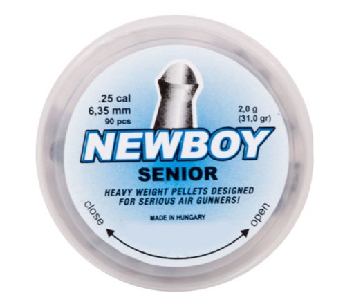 NEWBOY SENIOR pelety 6,35 mm Heavy Domed Grzybek