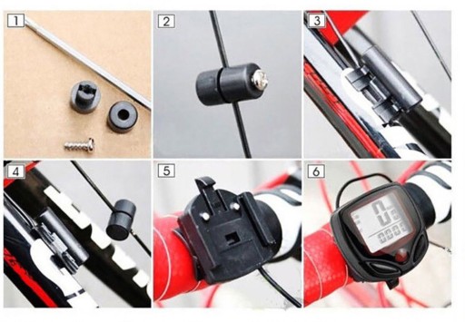 VODEODOLNÝ BICYKLOVÝ POČÍTADLO LCD RÝCHLOMER HODINY RÝCHLOSŤ MÍLE