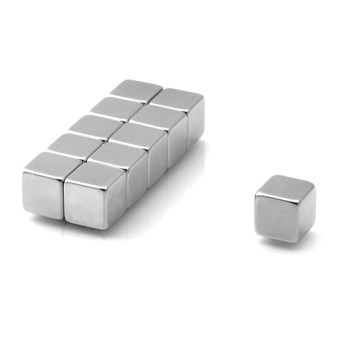 SILNÝ NEODYMIOVÝ MAGNET MPŁ 12x12x12 N38