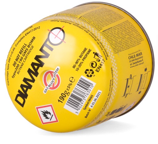 PLYNOVÁ NÁPLŇ - PROPÁN BUTÁN 330 ml 190 g
