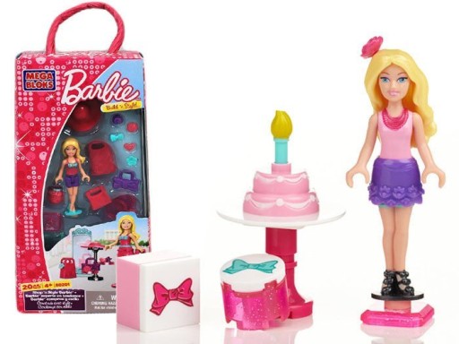 MEGA BLOCKS BARBIE BLOCKS SA VHODIA K SADA BLOKOV