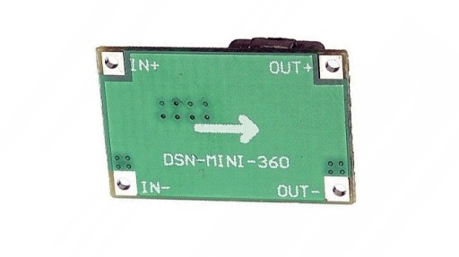 Mini 360 DC-DC Step-Down menič 1-17V 1,8A - zníženie napätia