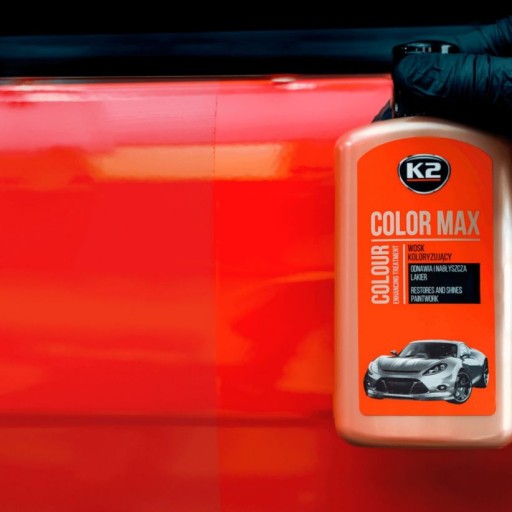 K2 COLOR MAX Farbiaci vosk ČERVENÝ 250 ml