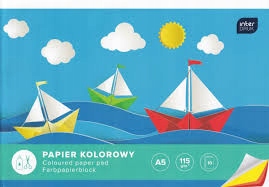 DEKORATÍVNE PLATNICE ŠKOLSKÝ BLOK BLOK A5 FAREBNÝ PAPIER