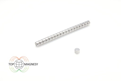Neodymový magnet valcový MW 4x3 N38 50 ks