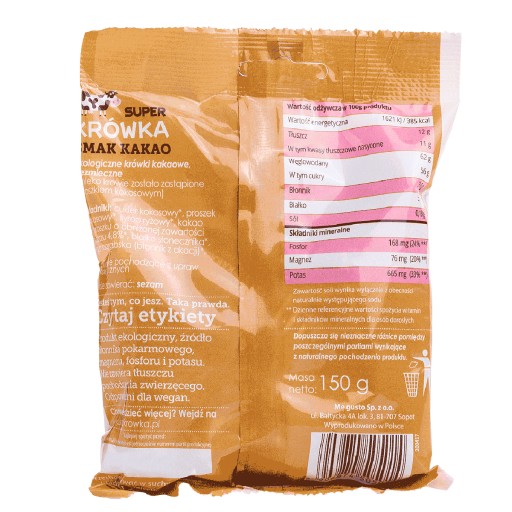 Kakaový fondán bez obsahu mlieka a mliečnych výrobkov SKLENENÝ. BIO 150 g