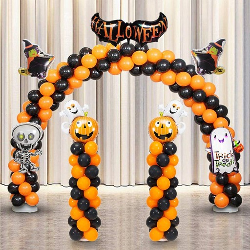 ORANŽOVÉ BALÓNY SÚPRAVA BALÓNOV HALLOWEENSKÉ BALÓNY VEĽKÉ 12