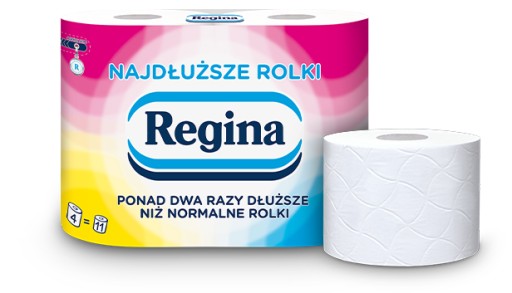 Najdlhšie rolky toaletného papiera Regina 4 ks