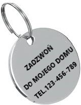 Menovka psa, ID visačka, NEREZ, gravírovanie + PIŠTALKA