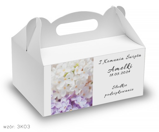 prijímacie koláčové boxy Sväté prijímanie + personalizácia
