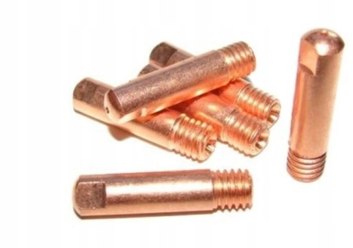 10x PRÚDOVÝ KONEC M6 x 25 MB15 0,8 / 15 MIG/MAG