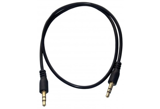 Kábel 2x malý stereo Jack 3,5 0,5 m tenký (1819)