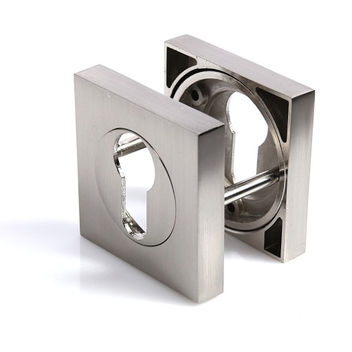 QUBIK ROSETTE pre dverovú vložku NICKEL INOX STEEL