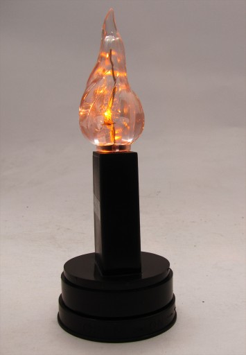 Veľká vložka na LED sviečky, živý plameň + batérie