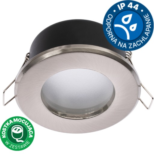 Kúpeľňové osvetlenie SET SVIETIDLÁ + LED GU10 8W
