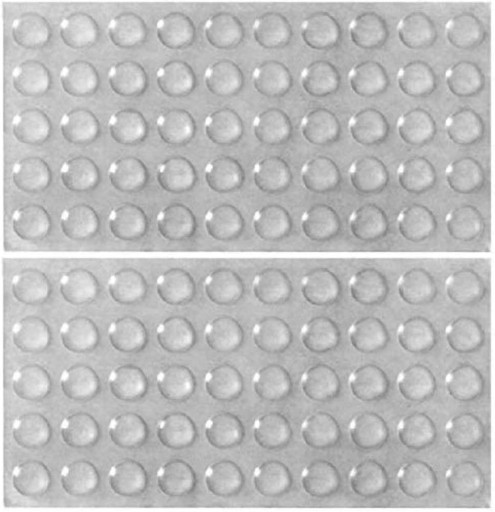 Silikónový nárazník na lepidlo 10x3 mm (100 ks)