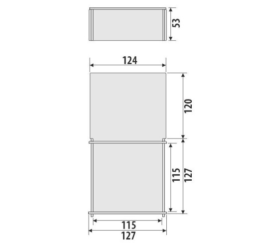 Box Organizer Box Container DREVENÁ PREHLIADKA
