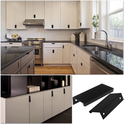 HRANA MATNÁ ČIERNA ÚCHYTKA NÁBYTKOV LOFT 120 mm
