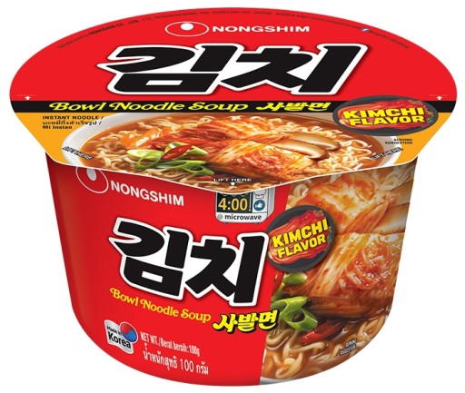 Instant Bowl Rezancová polievka s príchuťou kimchi 100g Nongshim