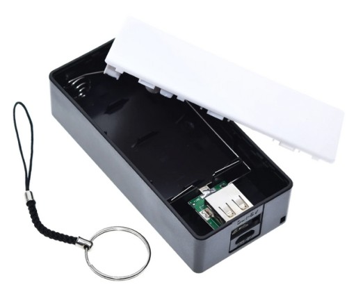Puzdro na powerbanku s 2x 18650 USB modulom, vstavané