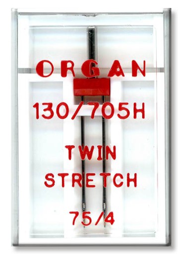 ORGAN Twin Stretch 75/4 dvojitá ihla