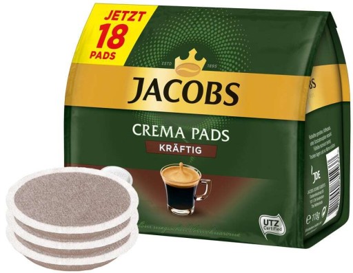 Káva Senseo Jacobs Kronung Kraftig 18 podložiek