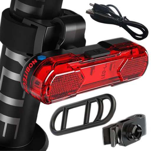 LED ZADNÁ BICYKLE LAMPA, USB BATÉRIA