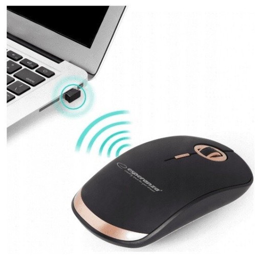 BEZDRÔTOVÁ OPTICKÁ MYŠ SLIM 2,4 GHz