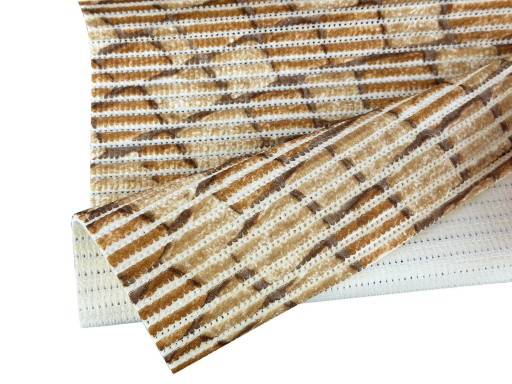 Kúpeľňová predložka na meter Koberec Protišmyková penová dlažba kocky 10x65 cm
