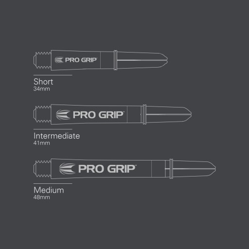 Otočné hriadele Target Pro Grip Spin Short Black Black