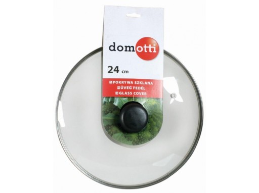 Sklenená pokrievka s prieduchom 24 cm DOMOTTI