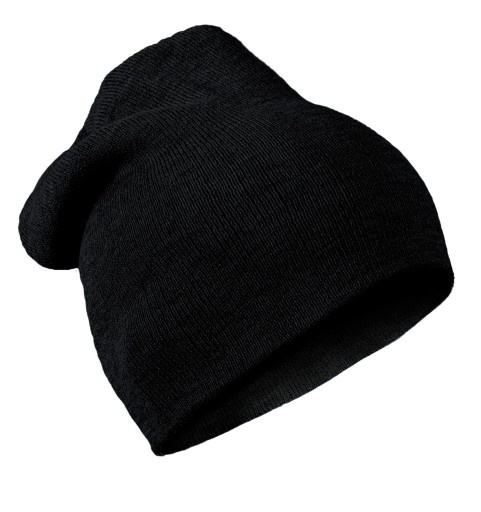 DVOJITÁ ČIERNA ZIMNÁ ČIAPKA unisex ARCTIC Promostars R. UNI