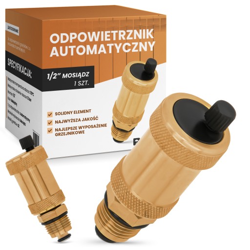 Automatický vertikálny 1/2'' odvzdušňovací ventil chladiča
