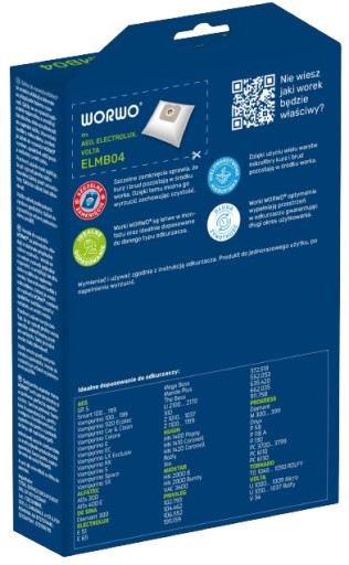4x vrecká do vysávača ELMB04 Electrolux AEG Volta