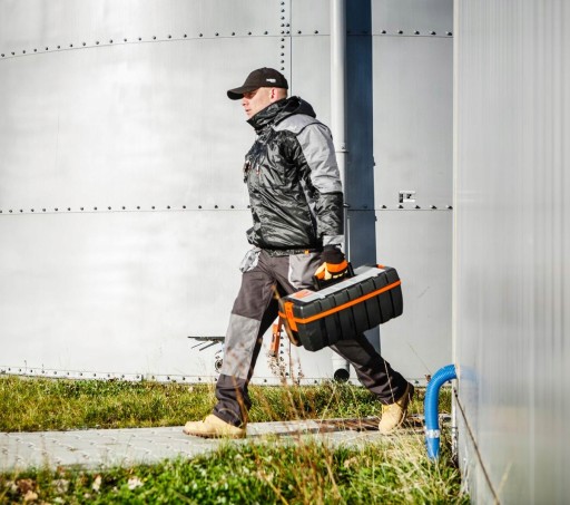 NEO Jesenná zimná pracovná čiapka, akryl, čierna