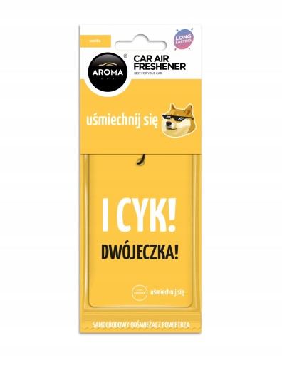 AROMA PRÍvesok do auta, CYKÁM DVA MEM VANILKA