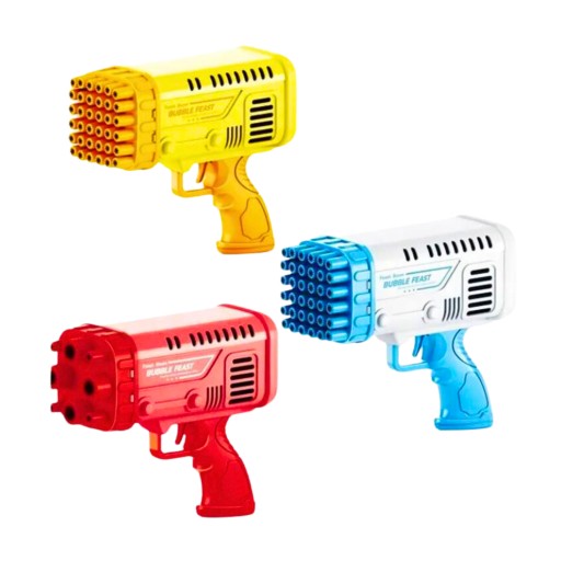 MINI BAZOOKA NA MYDLOVÉ BUBLINY PRÍSLUŠENSTVO STROJOV NA TEKUTINY GENERÁTOR PISTOLE