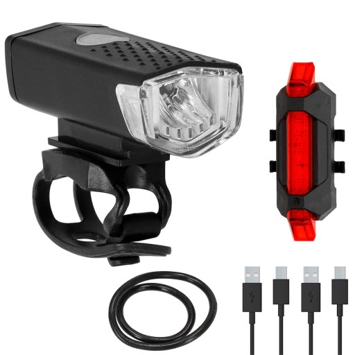 LED BICYKLOVÉ SVETLO PREDNÉ PRE USB STRONG ZADNÝ SET SVETLO NA RIADITEĽKY
