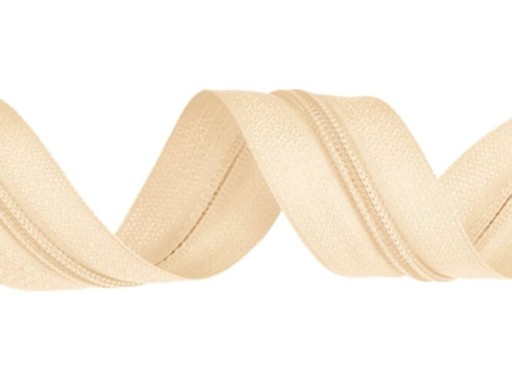 Páska na zips 5 zips Špirála 10m + 10s Šedá